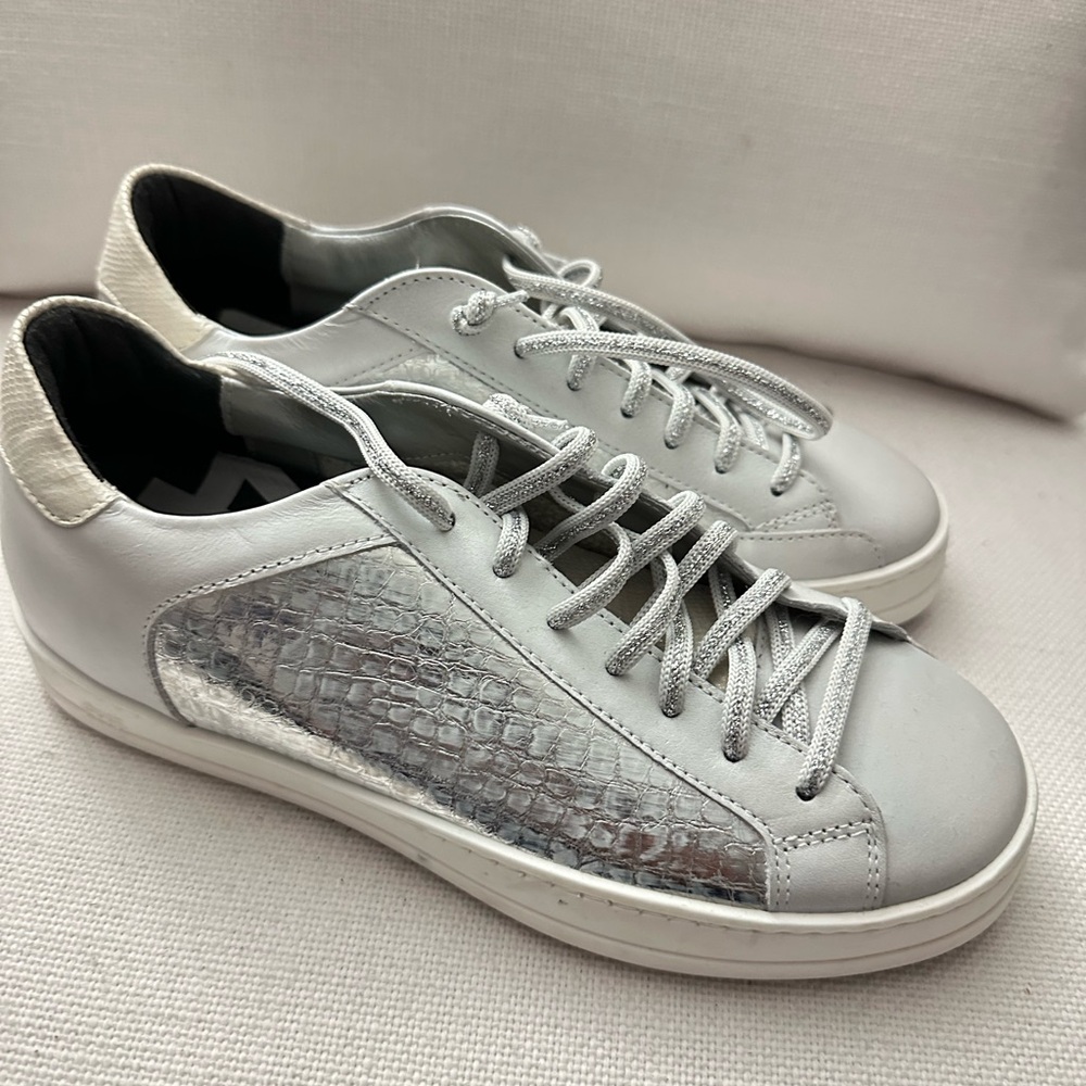 P448 Silver and White Sneakers size 36